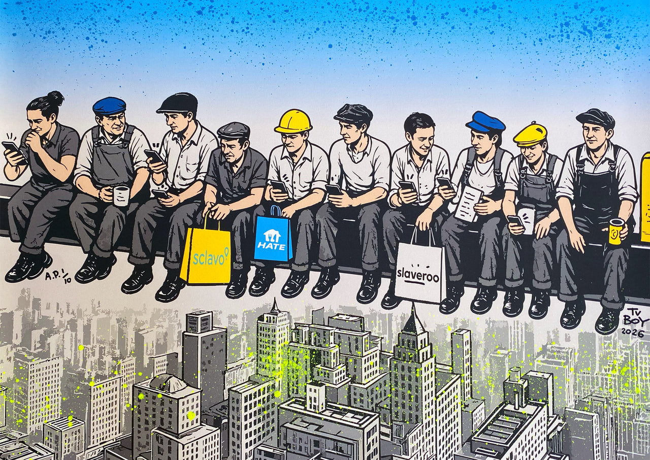Delivery on top of a skyscraper. SOLD OUT.